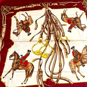 Beautiful silk scarf made in Italy